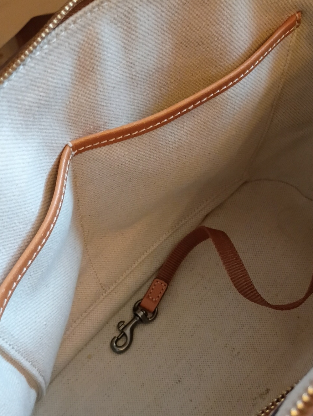 Dooney & Bourke Monogram Floral Hydrangea Zip Domed Satchel - Picture 16 of 17
